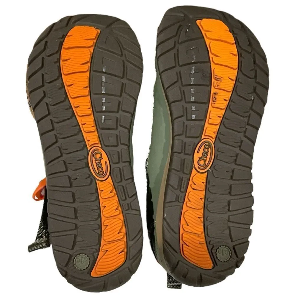 CHACO Odyssey Y Green Lichen Big Kids Unisex Sandal Water Shoes Size 4